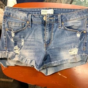 Ladies jean shorts